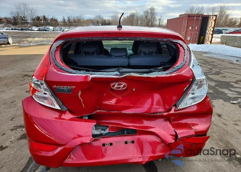 2013 Hyundai Accent Gs z USA, uszkodzony, nr VIN KMHCT5AE1DU128799